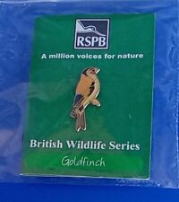 Goldfinch rspb pin for sale  IPSWICH