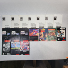 Usado, Lote Manual/Inserto Videojuego - Paquete Variedad (SNES Super Nintendo Entertain.) segunda mano  Embacar hacia Argentina