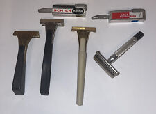 Vintage Gillette Schick Razors Safety Eversharp  Hydro-Magic Injector Twin Krona for sale  Shipping to South Africa
