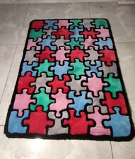 Carpet "Puzzles", tufted custom rug, handmade custom rug, używany na sprzedaż  PL