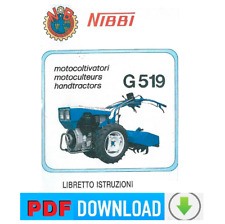 Nibbi g519 motocoltivatore usato  Roma