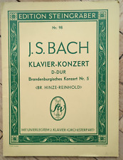 klaviernoten bach gebraucht kaufen  Mühlburg