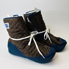 Usado, Botas masculinas vintage Asics acolchoadas azuis marrons forradas Sherpa tamanho 9 feitas no Japão raras comprar usado  Enviando para Brazil