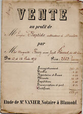 1873 blâmont domèvre d'occasion  Vesoul