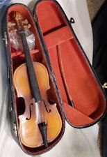 Juego de violonchelo de madera en miniatura vintage con estuche + decoración de arco no es un violonchelo funcional segunda mano  Embacar hacia Argentina