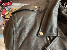vintage leather motorcycle jacket for sale  SLOUGH