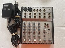 6 CHANNEL MIXER BEHRINGER EURORACK MX 602A for sale  Shipping to South Africa