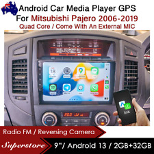 Rádio estéreo 9” CarPlay Android 13 carro GPS para Mitsubishi Pajero 06-14 Rockford comprar usado  Enviando para Brazil