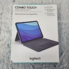 Logitech Combo Touch Keyboard Case Apple iPad Pro 11" 1st 2nd 3rd Gen 920010095 for sale  Shipping to South Africa