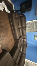tan leather couch sofa for sale  Savannah