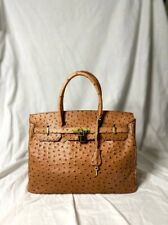 Used, Genuine leather ostrich bag, Varese is made in Italy for sale  Shipping to South Africa