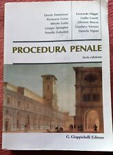 Procedura penale 2018 usato  Genova