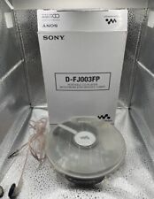 CD player Sony Walkman D-FJ003FP raro claro prisão federal AM/FM funcionando comprar usado  Enviando para Brazil