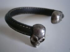 Bracelet cuir noire d'occasion  Cogolin