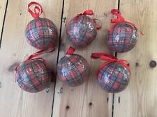 Vintage tartan christmas for sale  BISHOP'S STORTFORD