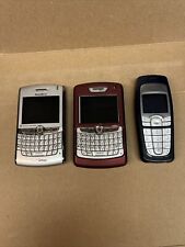 Used, ( 3 )  OLD VINTAGE CELL PHONES (2) Blackberry (1) Nokia for sale  Shipping to South Africa