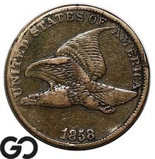 1858 flying eagle for sale  Shipping to Ireland