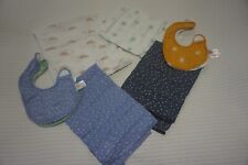 JOHN LEWIS BUNDLE BABY MUSLIN SQUARES AND BIBS - NEW for sale  Shipping to South Africa