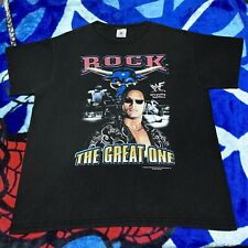 Camiseta Vintage 2000 WWF The Rock The Great One Brahma Bull Wrestling Tamanho G, usado comprar usado  Enviando para Brazil