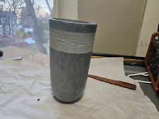 Stone vase gray for sale  Canaan