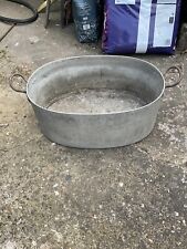 Vintage metal tub for sale  HINCKLEY