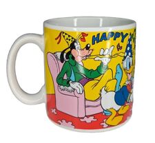 Caneca de café vintage Disney Mickey & Minnie Mouse pateta feliz aniversário aplausos 12 oz comprar usado  Enviando para Brazil