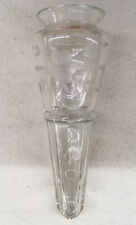 Antique etched clear for sale  Dresden