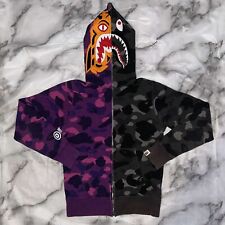 black bape shark hoodie for sale  OXFORD