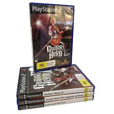 PS2 Guitar Hero x4 Games Guitar Hero 1 2 3 & World Tour com manuais testados PAL comprar usado  Enviando para Brazil