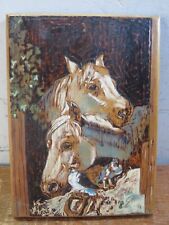Vintage wood painting for sale  Shenandoah