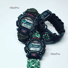 Usado, 550 Paracord pulseira de relógio personalizada substituição para todos Casio gshock invicta Seiko etc comprar usado  Enviando para Brazil