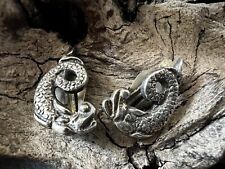Vintage Iona Scotland Sterling Silver Sea Monster Clip On Earring for sale  LONDON