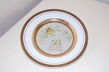 50th anniversary plate for sale  BARNSTAPLE