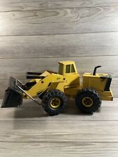Vintage Yellow Pressed Steel Tonka Turbo Mighty Diesel Front End Loader Truck  for sale  Chapin
