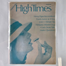 1974 revista High Times primer número #1 estreno de un dólar edición de coleccionista, usado segunda mano  Embacar hacia Argentina