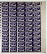 Scott 1025 - 1953 hoja completa de 50 estampillas de 3 ¢ de la industria de camiones EE. UU. MHN segunda mano  Embacar hacia Mexico