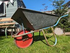 Vintage galvanized wheelbarrow for sale  ROSS-ON-WYE