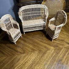 set three wicker chairs for sale  Kirbyville