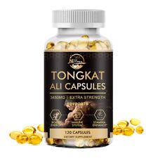 TongkatALl 120 Capsules LONGJACK GRADE A STRONGEST ROOT EXTRACT 200:1 3450MG for sale  Shipping to South Africa