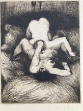 Frans de Geetere "Pair", etching circa 1925, autographed for sale  Shipping to South Africa