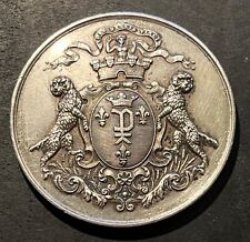 Médaille argent représentant d'occasion  Fontainebleau