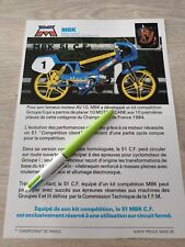 Brochure mbk motobecane d'occasion  Aix-en-Provence-