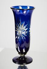 vase crystal flower bohemian for sale  Ellisburg