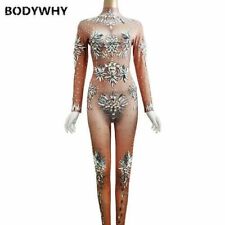 2020 Nuevo Para mujeres Disfraz de Estrás Elástico Body Prenda para el torso Brillante , usado segunda mano  Embacar hacia Argentina