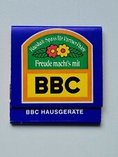 Streichholzheftchen bbc hausgeräte gebraucht kaufen  Buchholz i.d. Nordheide