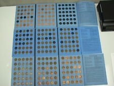 Used, 212 Piece Cent Collection Whitman Coin Folders, 1909 to 1940, 1941 to 1974, 1975 for sale  Shipping to South Africa