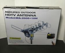 Antena HDTV amplificada digital externa 150 milhas motorizada 360 graus com controle remoto, usado comprar usado  Enviando para Brazil