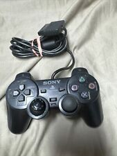 Controlador Sony PlayStation 2 PS2 DualShock 2 negro piezas OEM o reparación sin probar segunda mano  Embacar hacia Argentina