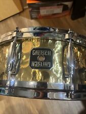 Gretsch 5x14 USA Custom Hammered Brass Snare Drum for sale  Shipping to South Africa