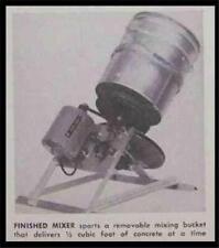 5 gallon Cement Mixer How-To Build PLANS electric power for sale  Shipping to South Africa
